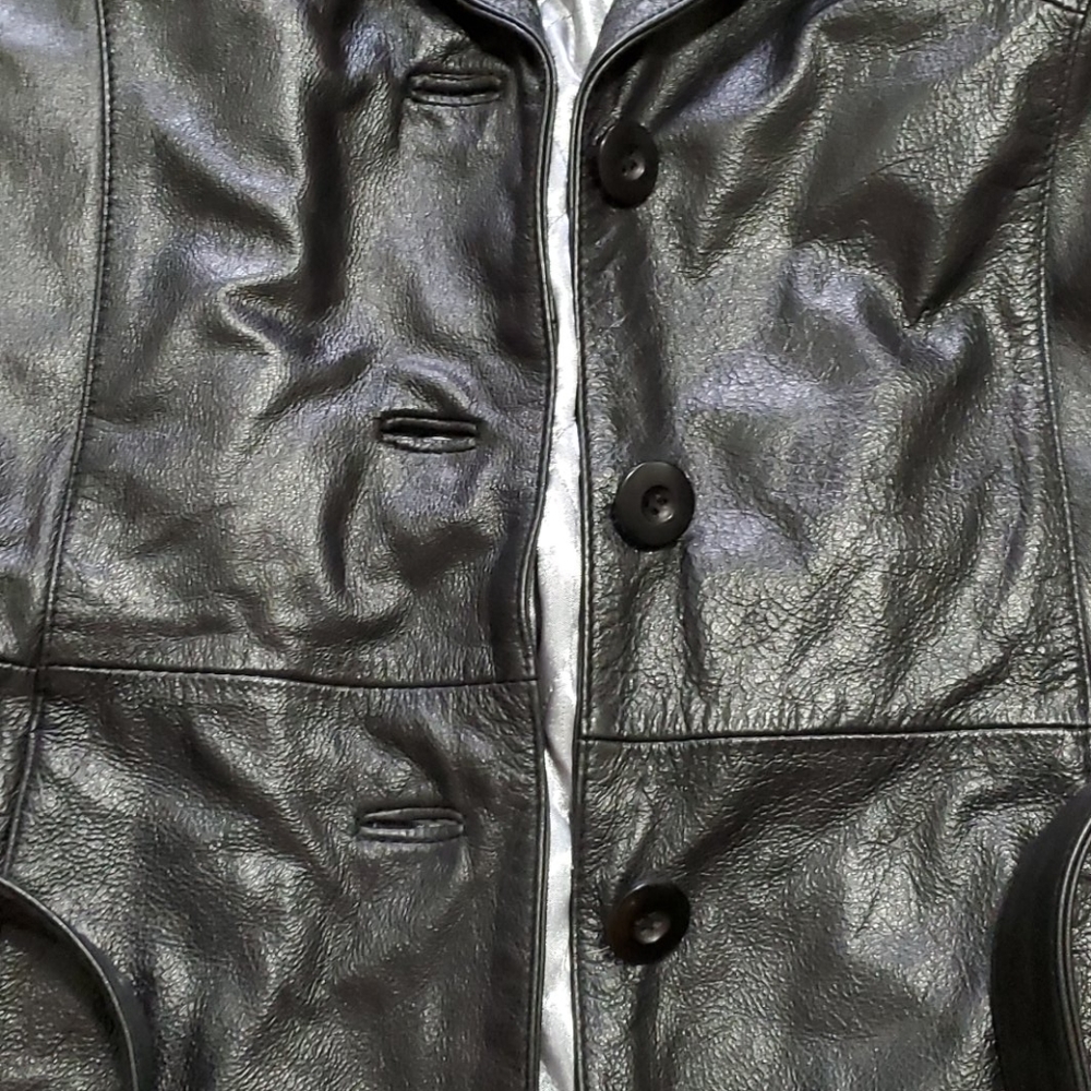 Wilson Leather blazer coat - Picture 3 of 16